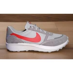 Size 10 - Nike Waffle Debut Wolf Grey University Red